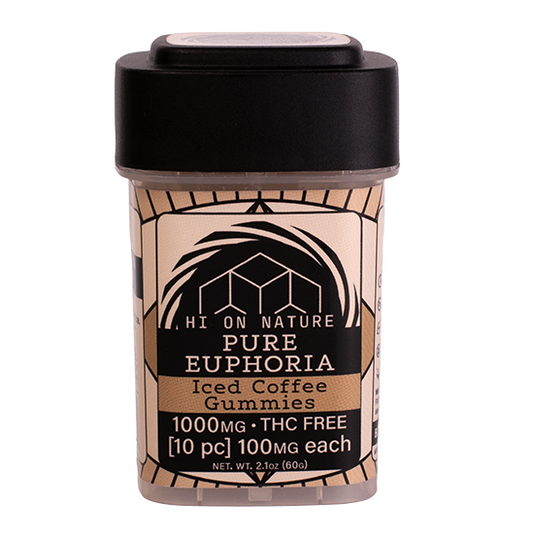 10,000mg CBD Blend Pure Euphoria Gummies - Iced Coffee