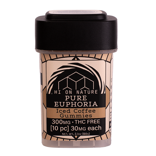300mg CBD Blend Pure Euphoria Gummies - Iced Coffee