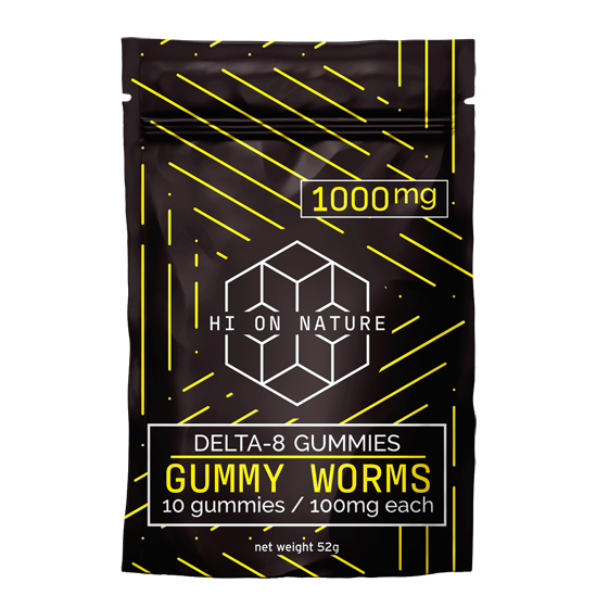 1000mg DELTA 8 GUMMY WORMS