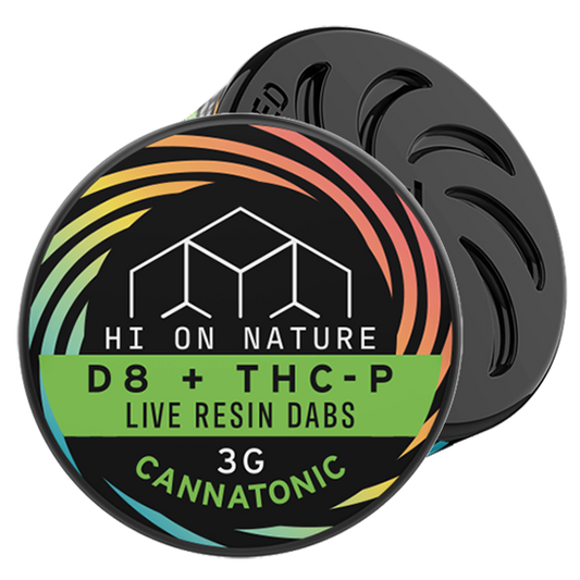 3g DELTA 8 + THC-P HYBRID DABS  - CANNATONIC