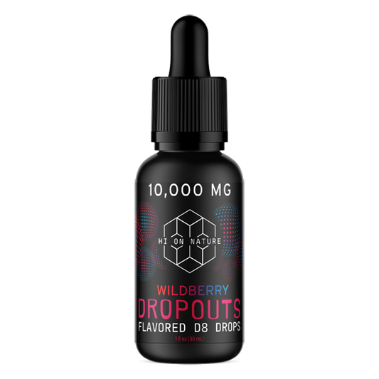 10,000mg DELTA 8 DROPOUTS - WILDBERRY