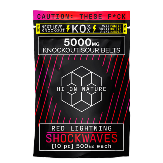 5000mg KNOCKOUT SHOCKWAVES - RED LIGHTNING