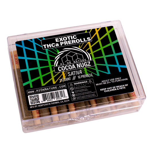 1g EXOTIC THC-A PREROLLS - 25ct BOX