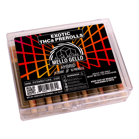 1g EXOTIC THC-A PREROLLS - 25ct BOX