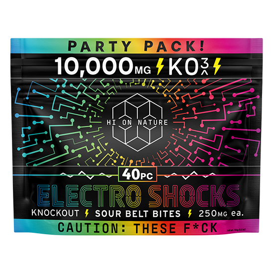 10,000mg KNOCKOUT ELECTRO SHOCKS - PARTY PACK